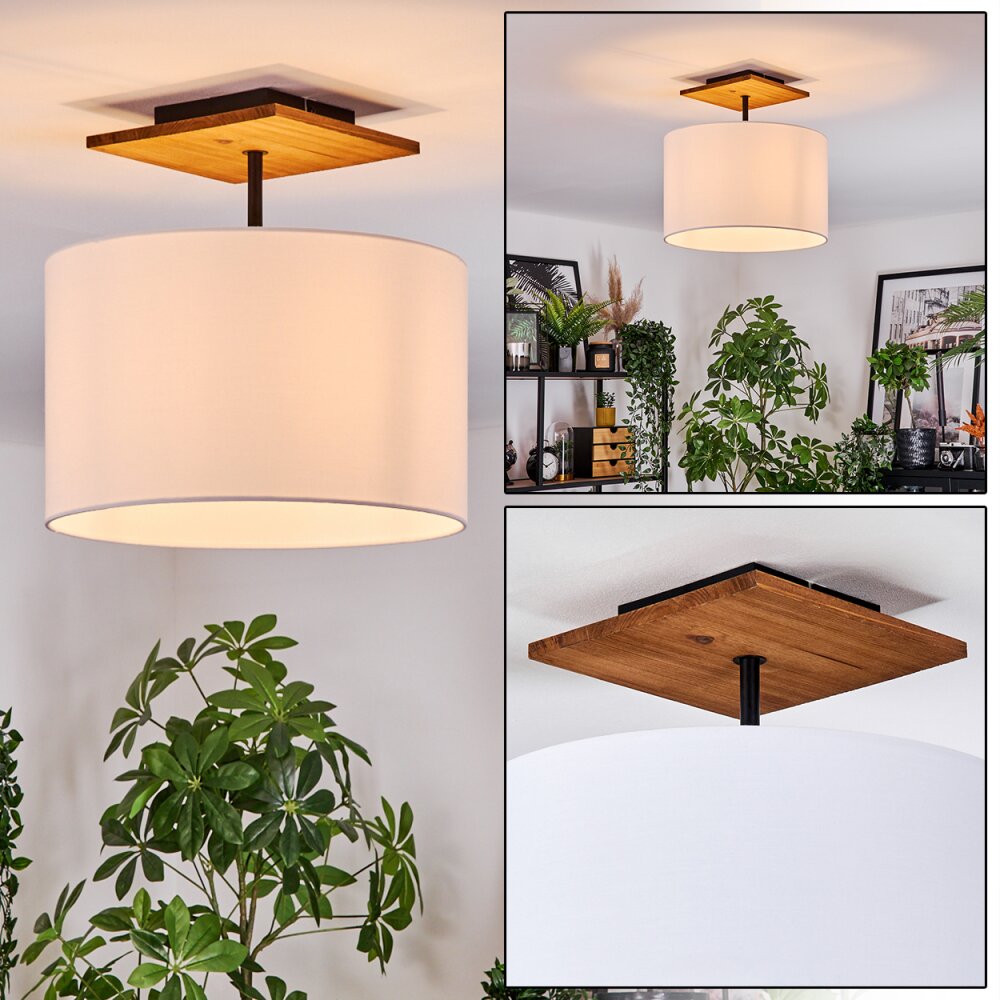 Bassagoda Plafondlamp Natuurlijke kleuren, Zwart, 1-licht main product photo