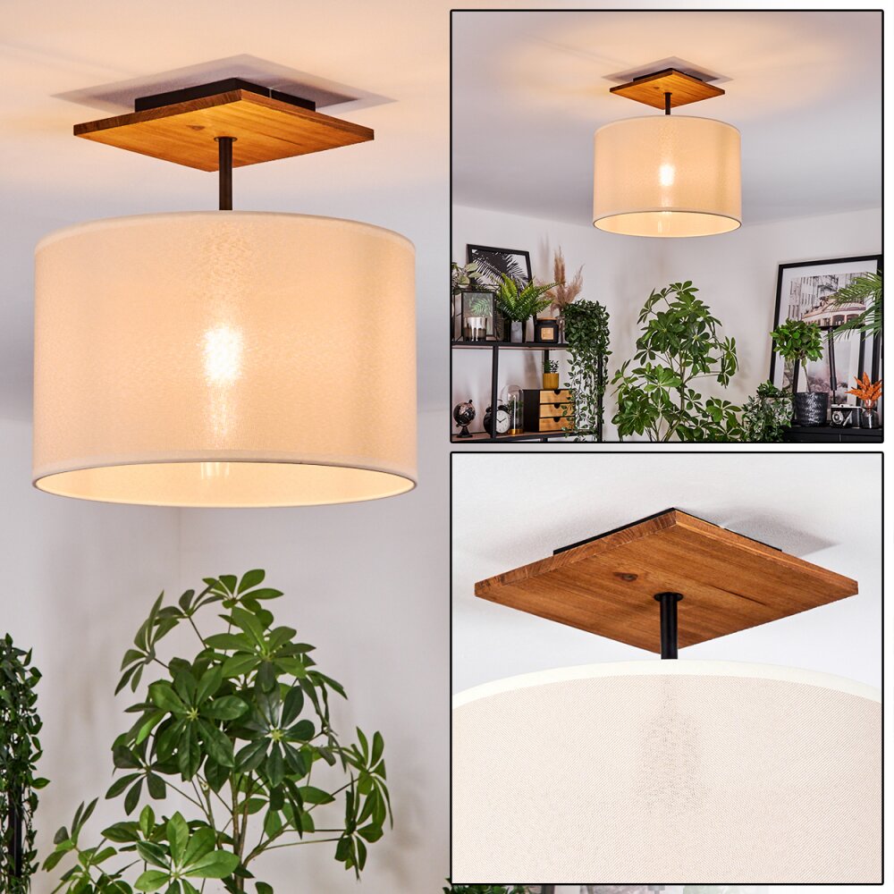 Bassagoda Plafondlamp Natuurlijke kleuren, Zwart, 1-licht main product photo