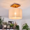 Bassagoda Plafondlamp Natuurlijke kleuren, Zwart, 1-licht