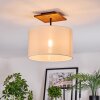 Bassagoda Plafondlamp Natuurlijke kleuren, Zwart, 1-licht