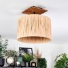 Granja Plafondlamp Natuurlijke kleuren, Zwart, 1-licht