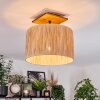 Granja Plafondlamp Natuurlijke kleuren, Zwart, 1-licht