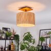Granja Plafondlamp Natuurlijke kleuren, Zwart, 1-licht
