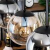 Gastor Hanglamp, Kogellampje, Hanglamp Amber, Duidelijk, Rookkleurig, 4-lichts
