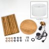 Flemming Staande lamp Bruin, Natuurlijke kleuren, Zwart, 1-licht