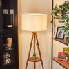Flemming Staande lamp Bruin, Natuurlijke kleuren, Zwart, 1-licht
