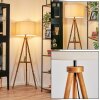 Flemming Staande lamp Bruin, Natuurlijke kleuren, Zwart, 1-licht