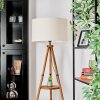 Flemming Staande lamp Bruin, Natuurlijke kleuren, Zwart, 1-licht