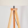 Flemming Staande lamp Natuurlijke kleuren, Zwart, 1-licht