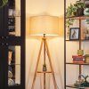 Flemming Staande lamp Natuurlijke kleuren, Zwart, 1-licht