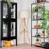 Flemming Staande lamp Natuurlijke kleuren, Zwart, 1-licht
