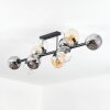 Ripoll Plafondlamp, Kogellampje Amber, Duidelijk, Rookkleurig, 10-lichts Ripoll Plafondlamp, Kogellampje Amber, Duidelijk, Rookkleurig, 10-lichts