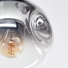 Ripoll Plafondlamp, Kogellampje Amber, Duidelijk, Rookkleurig, 10-lichts