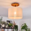 Bassagoda Plafondlamp Natuurlijke kleuren, Zwart, 1-licht