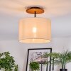 Bassagoda Plafondlamp Natuurlijke kleuren, Zwart, 1-licht