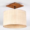 Sabadim Plafondlamp Natuurlijke kleuren, Zwart, 1-licht
