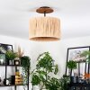 Granja Plafondlamp Natuurlijke kleuren, Zwart, 1-licht