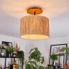 Granja Plafondlamp Natuurlijke kleuren, Zwart, 1-licht