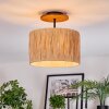 Granja Plafondlamp Natuurlijke kleuren, Zwart, 1-licht