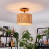 Granja Plafondlamp Natuurlijke kleuren, Zwart, 1-licht