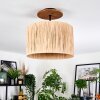 Granja Plafondlamp Natuurlijke kleuren, Zwart, 1-licht