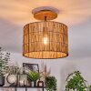 Cando Plafondlamp Natuurlijke kleuren, Zwart, 1-licht