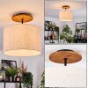 Bassagoda Plafondlamp Natuurlijke kleuren, Zwart, 1-licht