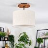 Bassagoda Plafondlamp Natuurlijke kleuren, Zwart, 1-licht