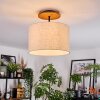 Bassagoda Plafondlamp Natuurlijke kleuren, Zwart, 1-licht