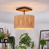 Granja Plafondlamp Natuurlijke kleuren, Zwart, 1-licht