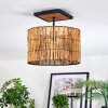 Cando Plafondlamp Natuurlijke kleuren, Zwart, 1-licht