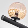 Chehalis Plafondlamp, Kogellampje Amber, Duidelijk, Rookkleurig, 10-lichts