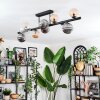 Chehalis Plafondlamp, Kogellampje Amber, Duidelijk, Rookkleurig, 10-lichts