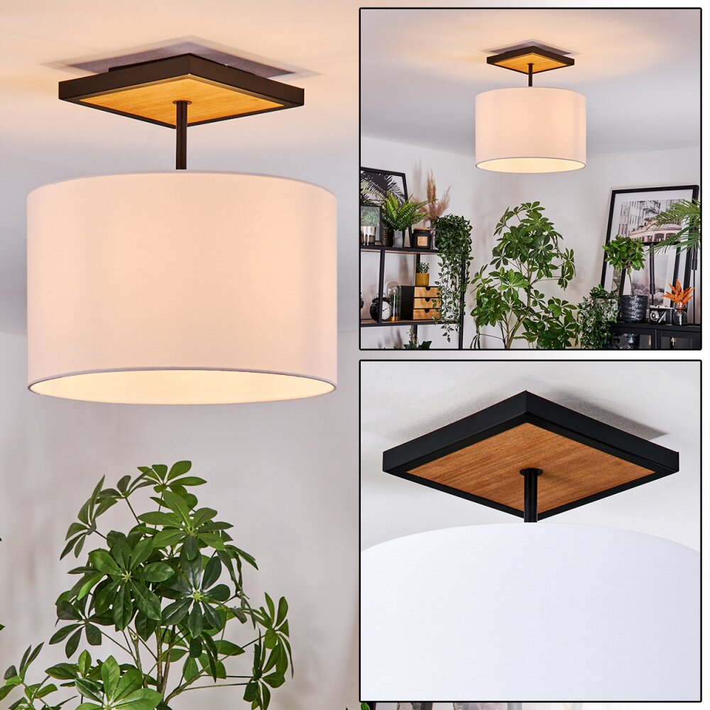 Bassagoda Plafondlamp Natuurlijke kleuren, Zwart, 1-licht main product photo