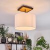 Bassagoda Plafondlamp Natuurlijke kleuren, Zwart, 1-licht