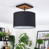 Bassagoda Plafondlamp Natuurlijke kleuren, Zwart, 1-licht