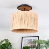 Granja Plafondlamp Natuurlijke kleuren, Zwart, 1-licht