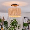 Granja Plafondlamp Natuurlijke kleuren, Zwart, 1-licht