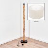 Flemming Staande lamp Natuurlijke kleuren, Zwart, 1-licht