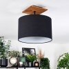Bassagoda Plafondlamp Natuurlijke kleuren, Zwart, 1-licht