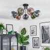 Gastor Plafondlamp, Kogellampje 82 cm Blauw, Groen, Duidelijk, Koperkleurig, 7-lichts