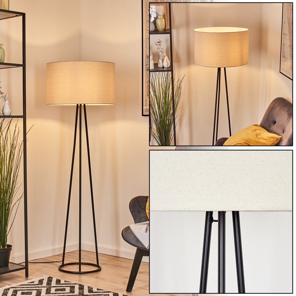 Flemming Staande lamp Zwart, 1-licht main product photo
