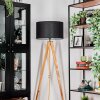Flemming Staande lamp Natuurlijke kleuren, Zwart, 1-licht