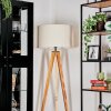 Flemming Staande lamp Natuurlijke kleuren, Zwart, 1-licht