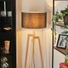 Flemming Staande lamp Natuurlijke kleuren, Zwart, 1-licht