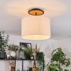 Bassagoda Plafondlamp Natuurlijke kleuren, Zwart, 1-licht