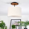 Bassagoda Plafondlamp Natuurlijke kleuren, Zwart, 1-licht