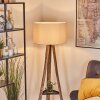 Flemming Staande lamp Natuurlijke kleuren, Zwart, 1-licht