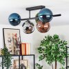 Gastor Plafondlamp, Kogellampje Blauw, Chroom, Groen, Koperkleurig, Rookkleurig, 5-lichts Gastor Plafondlamp, Kogellampje Blauw, Chroom, Groen, Koperkleurig, Rookkleurig, 5-lichts