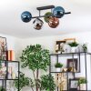 Gastor Plafondlamp, Kogellampje Blauw, Chroom, Groen, Koperkleurig, Rookkleurig, 5-lichts Gastor Plafondlamp, Kogellampje Blauw, Chroom, Groen, Koperkleurig, Rookkleurig, 5-lichts
